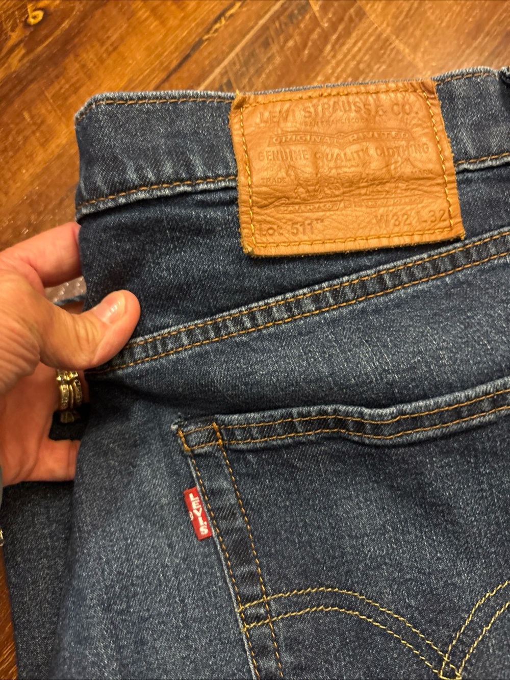 Levi's 511 Premium Big E W32 x L32  San Francisco Darker Wash